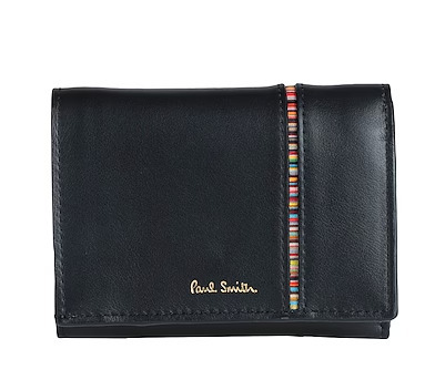 PAULSMITH ロゴ レザーウォレット カードケース 財布 黒