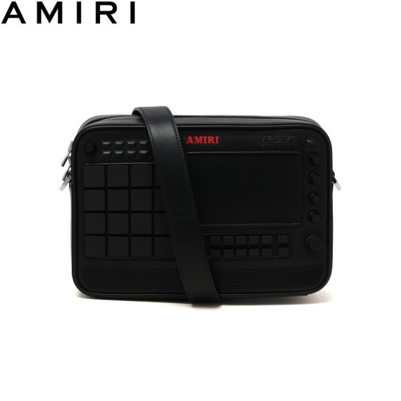 AMIRI アミリ ロゴクロスボディショルダーバッグ ブラック