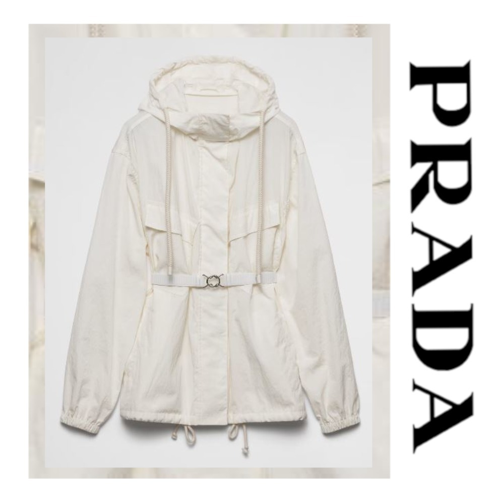 注目の新作♪【PRADA】テクニカルポンジージャケット：入手困難