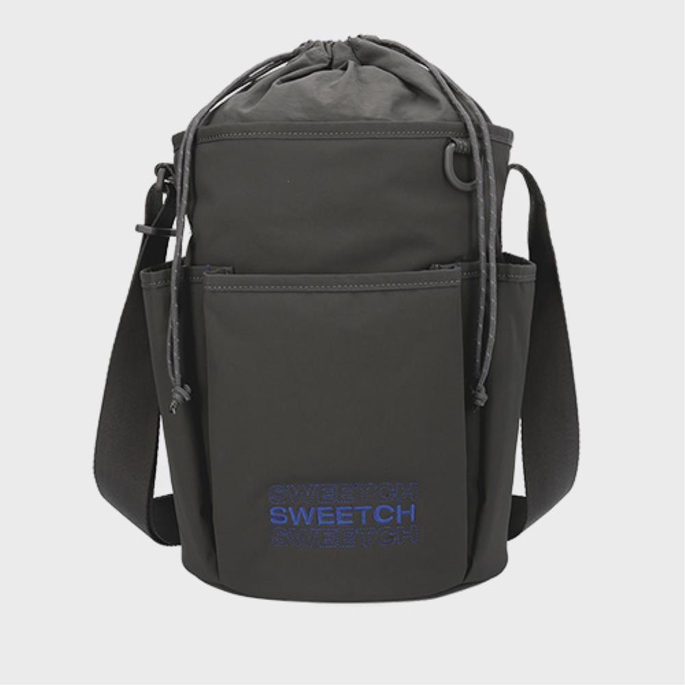 ★sweetch★ ROUND TUMBLER BAG 001 M Stone Grey