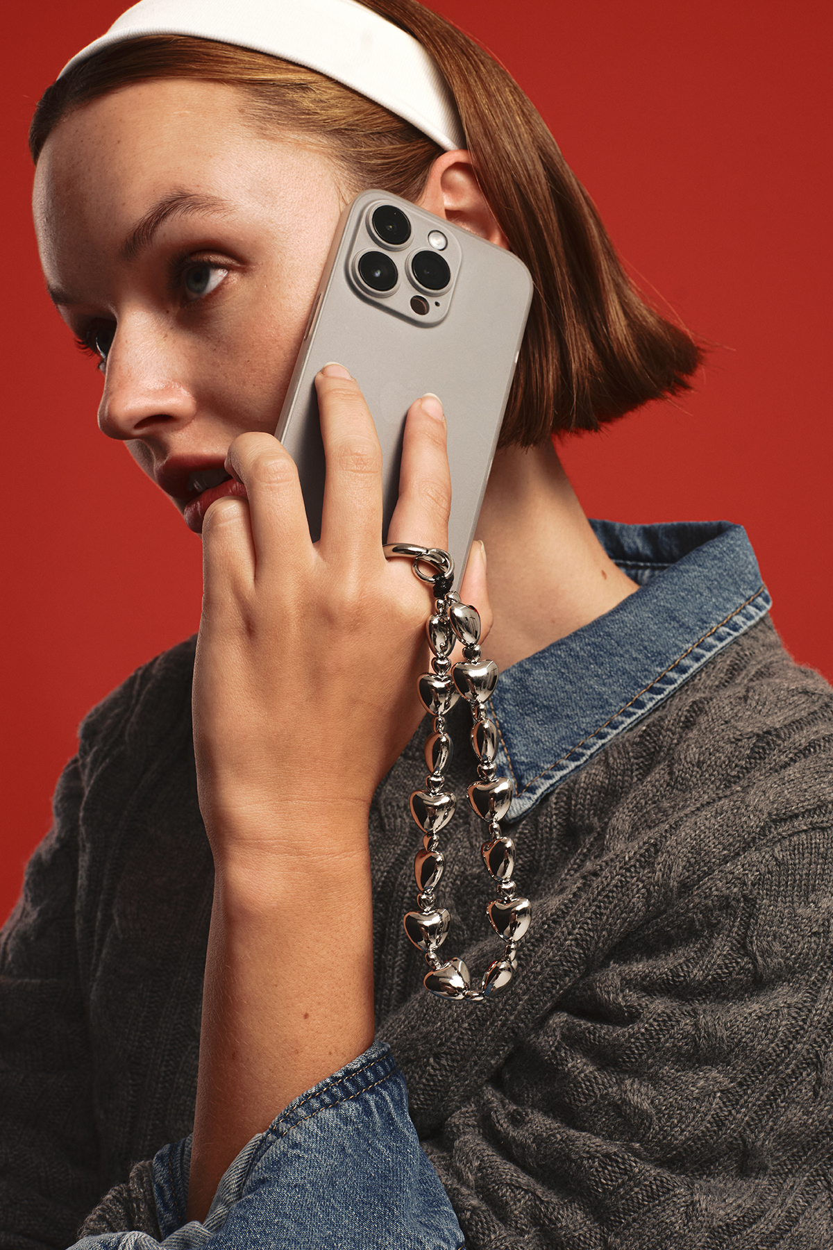 アクセサリーその他 Monday Edition _ Lovely Heart Phone Charm