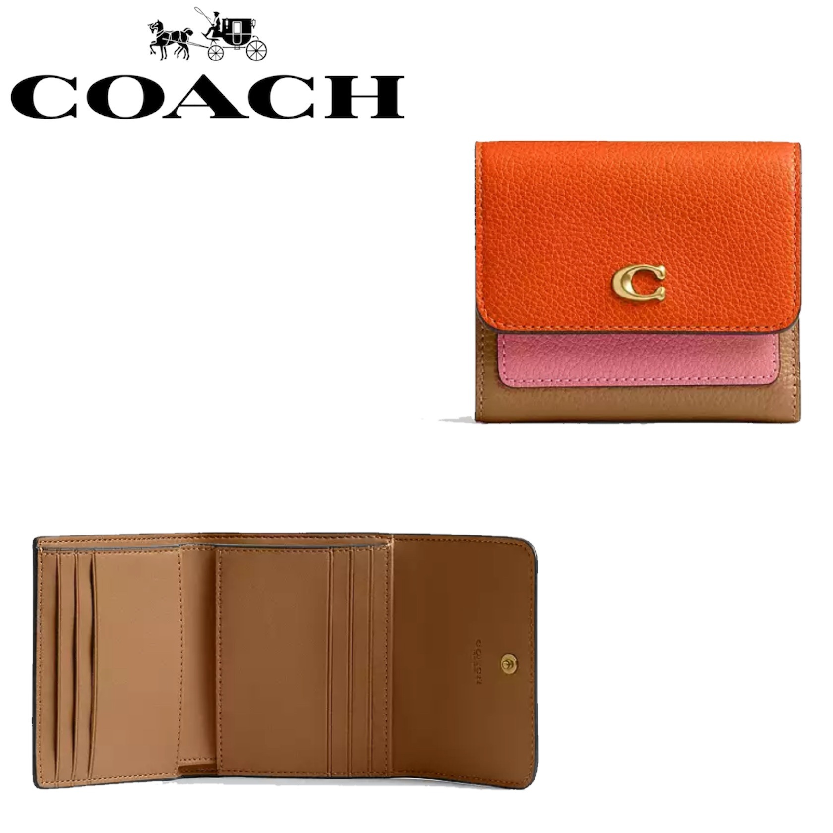 すぐ届く♪ COACH ミラ スモール フラップ ウォレット