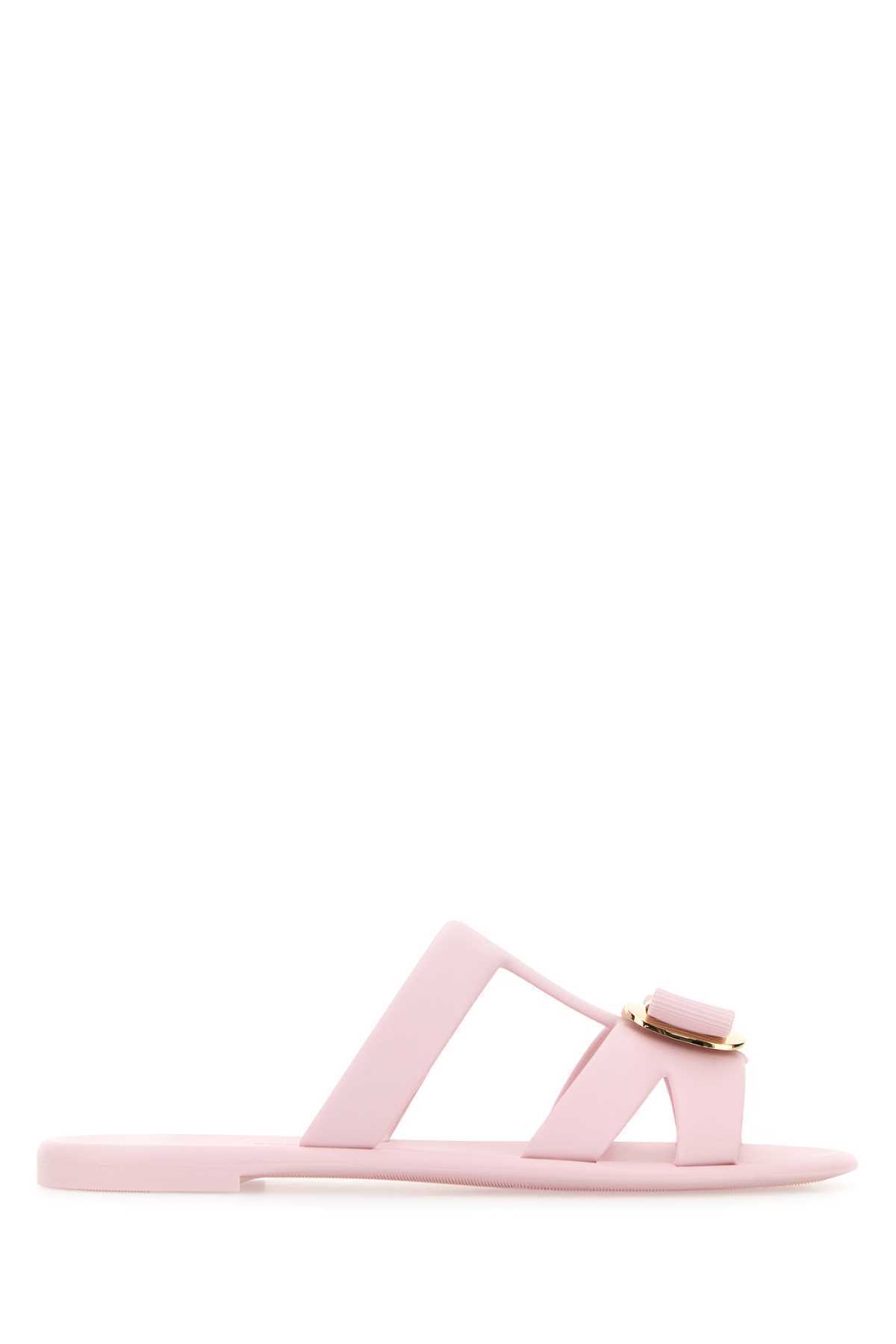 サンダル・ミュール FERRAGAMO SLIPPER (01J325779975M COTTONCANDY)