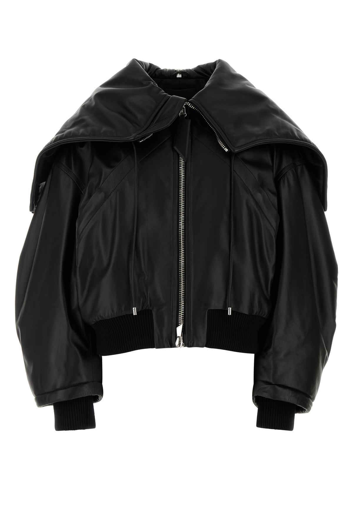レザージャケット・コート THE ATTICO LEATHER JACKET (250WCB00062LBT128AA 100)