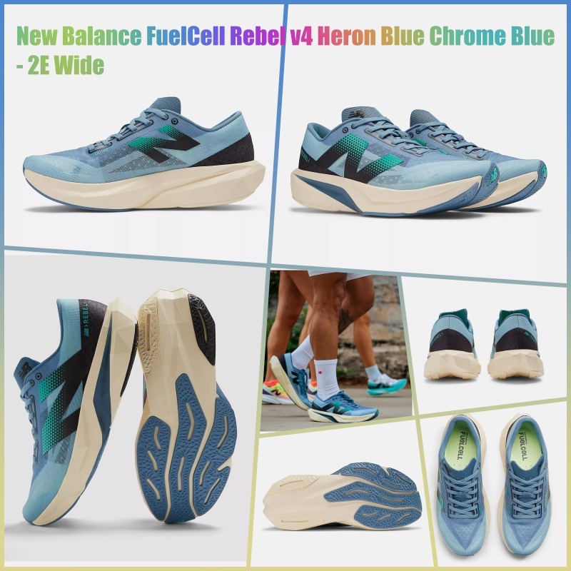 ★ニューバランス★FuelCell Rebel v4★Heron Blue Chrome-2E