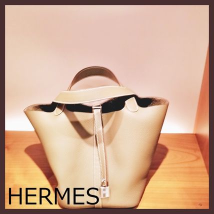 Hermes★お洒落上級者♪エルメスのカラーキャンバスバケツバッグ バケツ バッグ HERMES(エルメス) バッグ・カバン(レディース