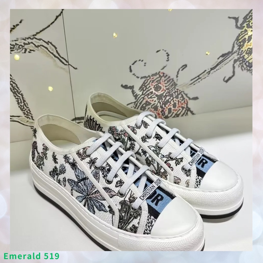 【日本未入荷！】柄がオシャレ Diorプラットフォームスニーカー