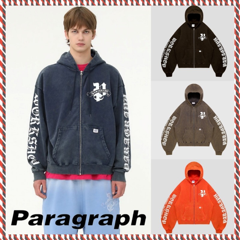 【Paragraph】25ss PARAGRAPH WORK SHOP ZIP HOODIE
