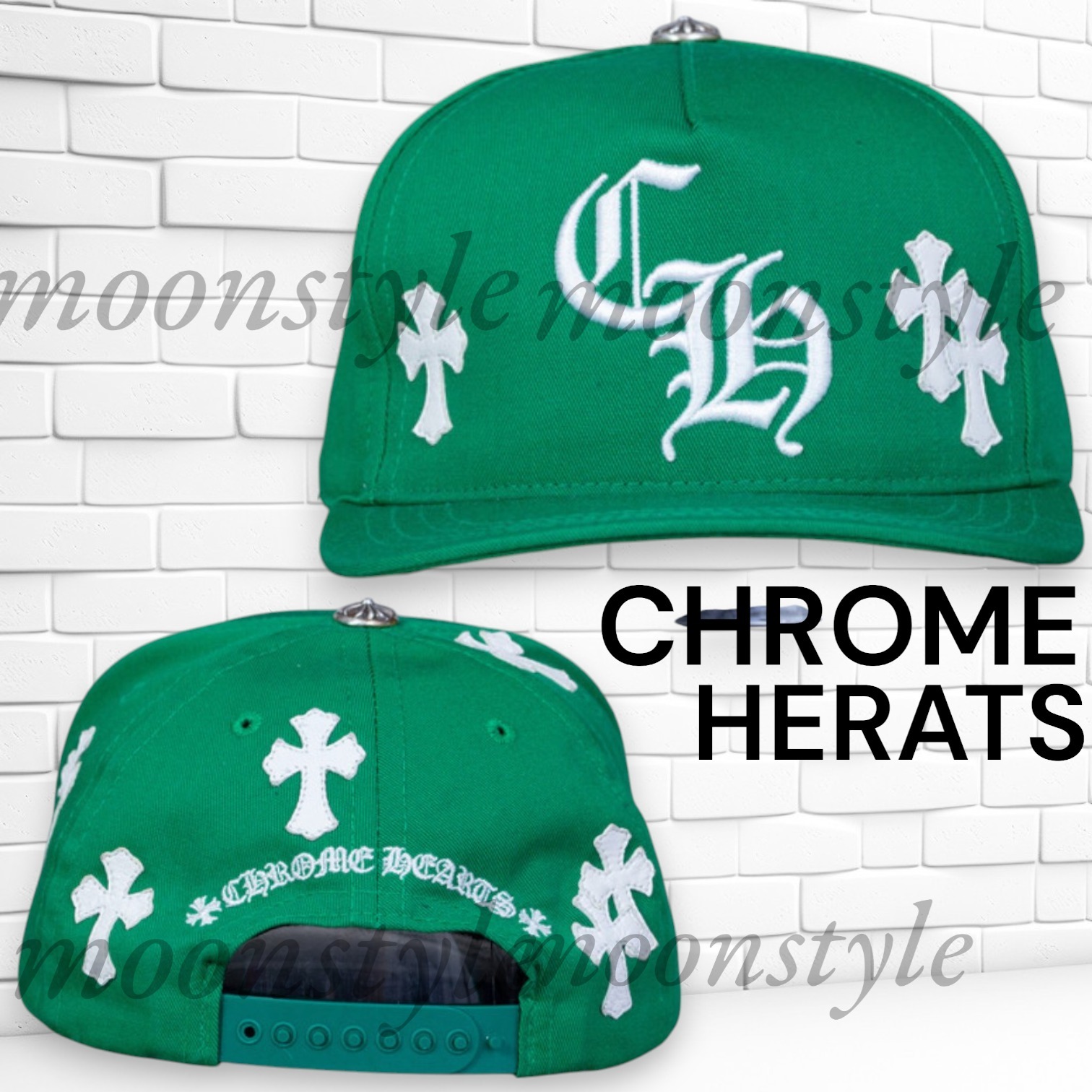 CHROME HERATS★クロムハーツ CHクロスパッチキャップ Bランク