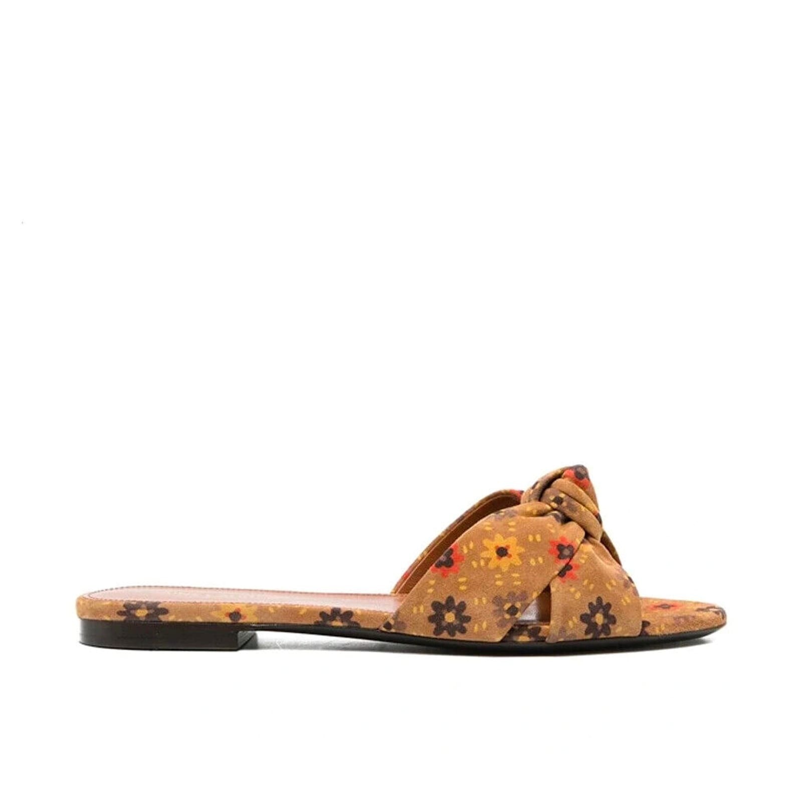 【送料&関税込】Saint Laurent Bianca Knotted Suede Slides