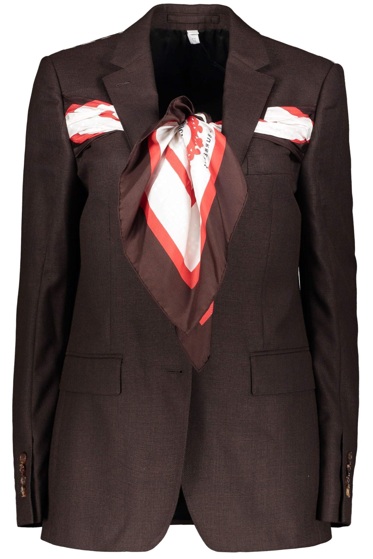 【送料&関税込】Burberry Single-breasted Two-button Blazer