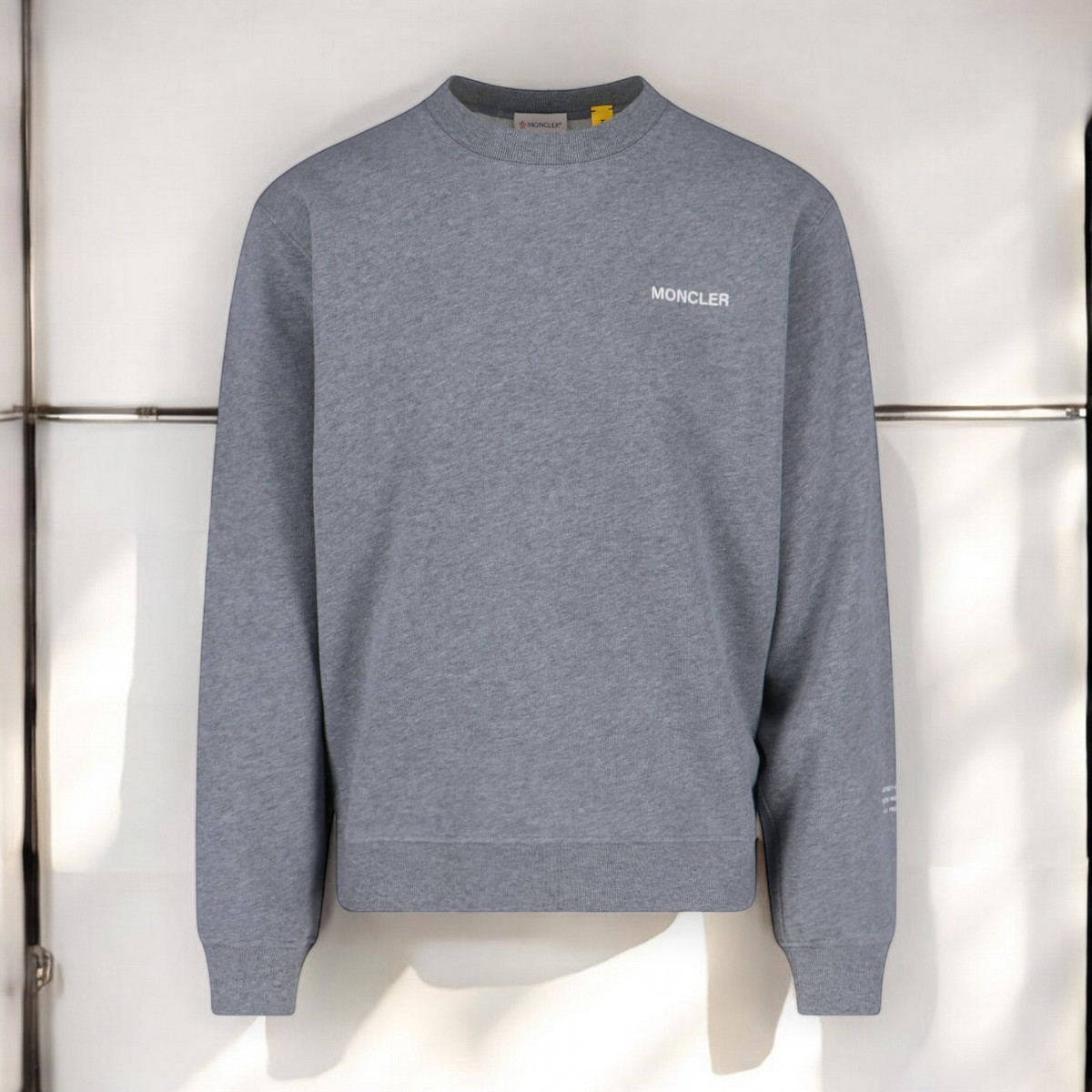 Moncler genius X FRGMTロゴ クルーネック スウェットシャツ