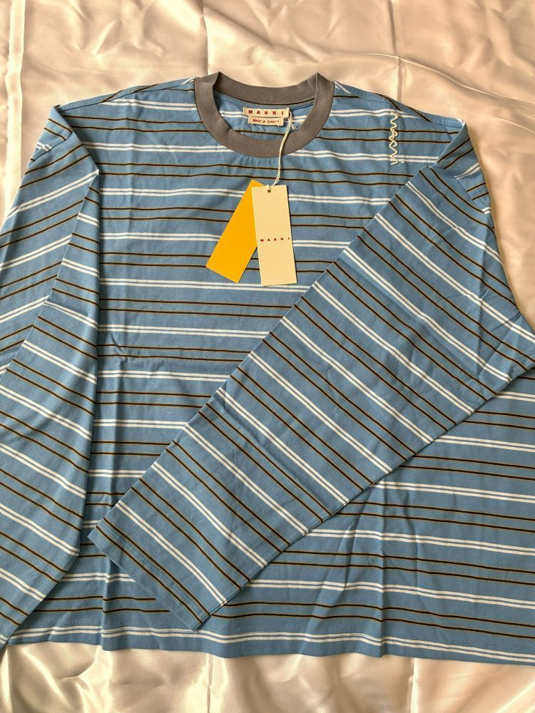 MARNI / マルニ ストライプ ロングスリーブ T シャツ