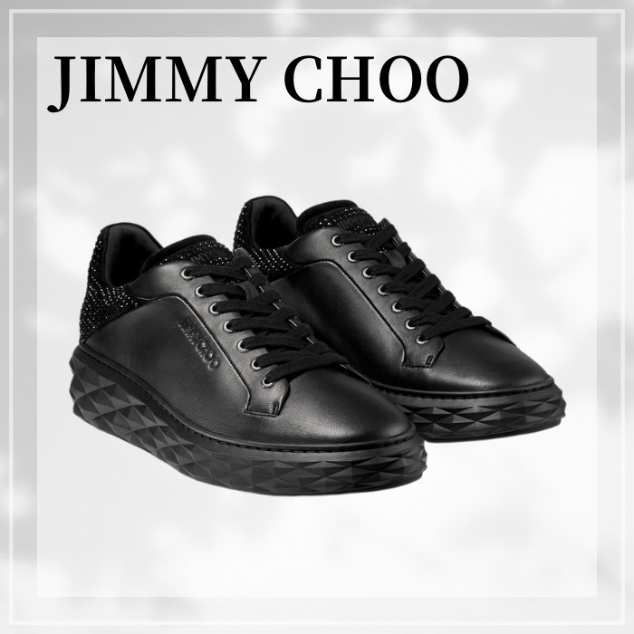 JIMMY CHOO☆ ダイヤモンド マキシ ツー M II ブラック スエード