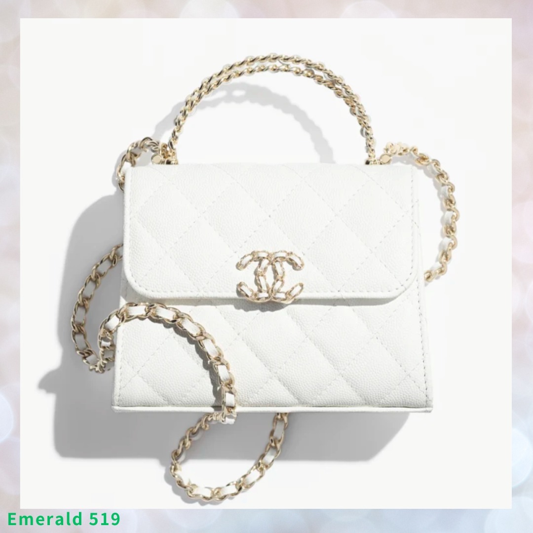 【最新作♡】CHANEL チェーン クラッチ バッグ ホワイト