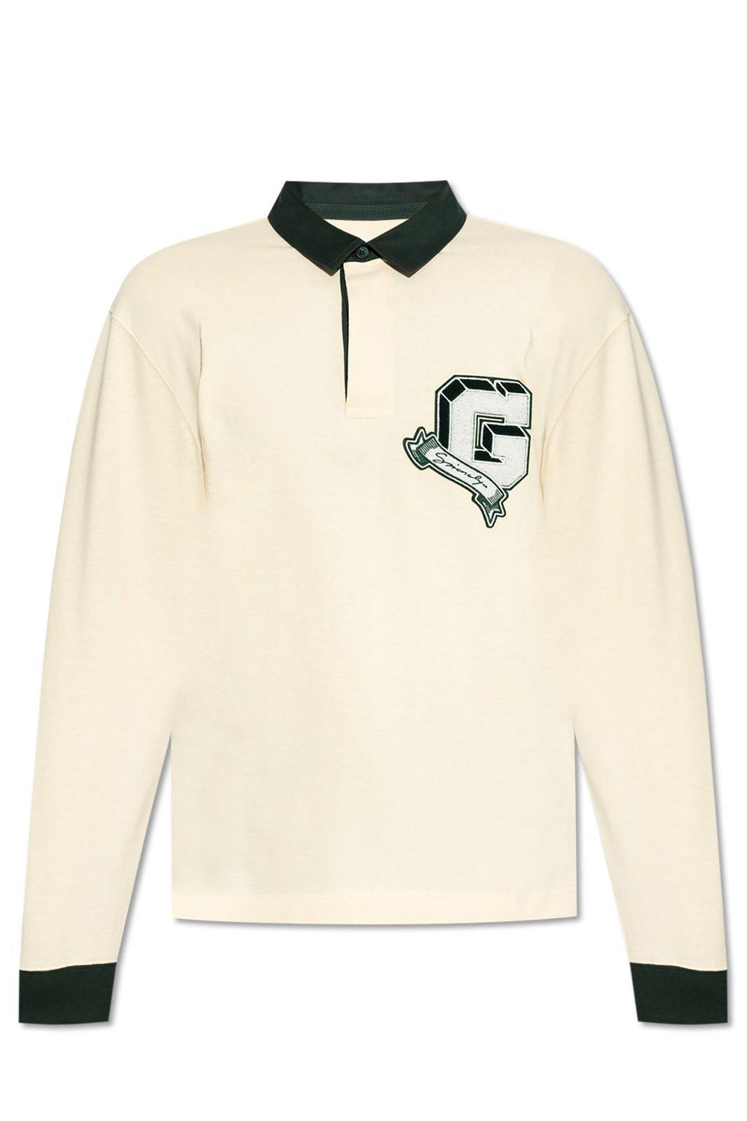 【送料&関税込】Givenchy Logo Printed Collared Sweater