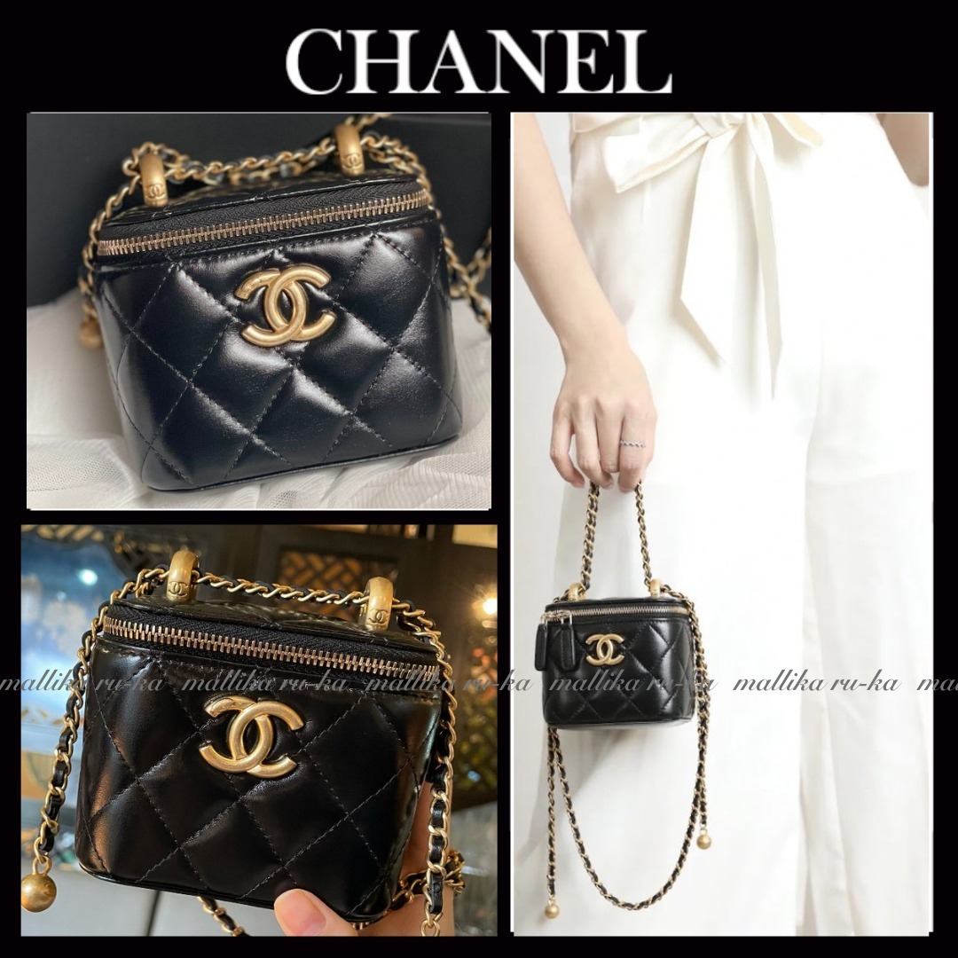 コンパクトサイズ☆25S【CHANEL】スモール ヴァニティケース