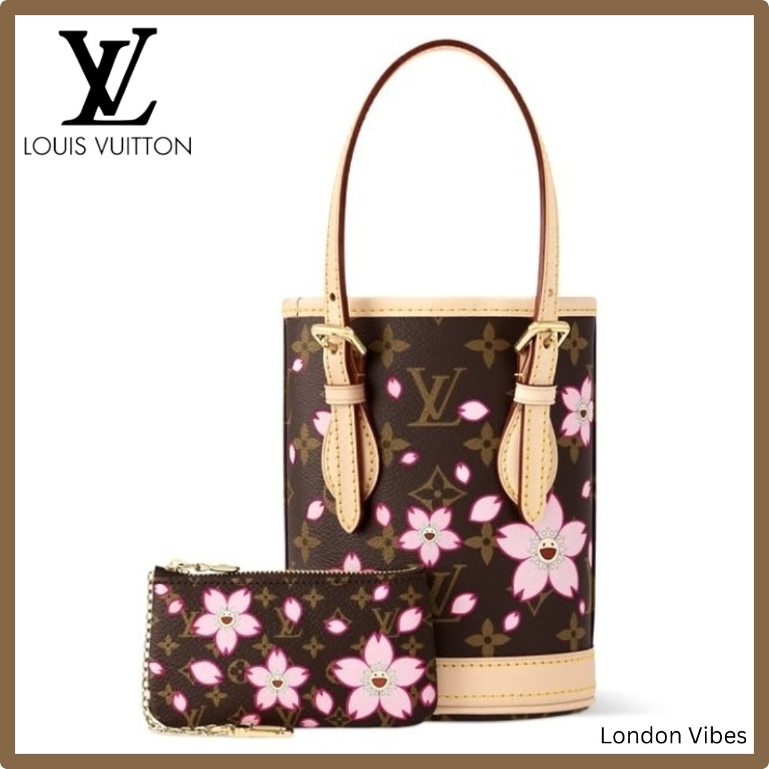 LVxTM限定コラボ！LouisVuitton ナノ バケット 桜モノグラム