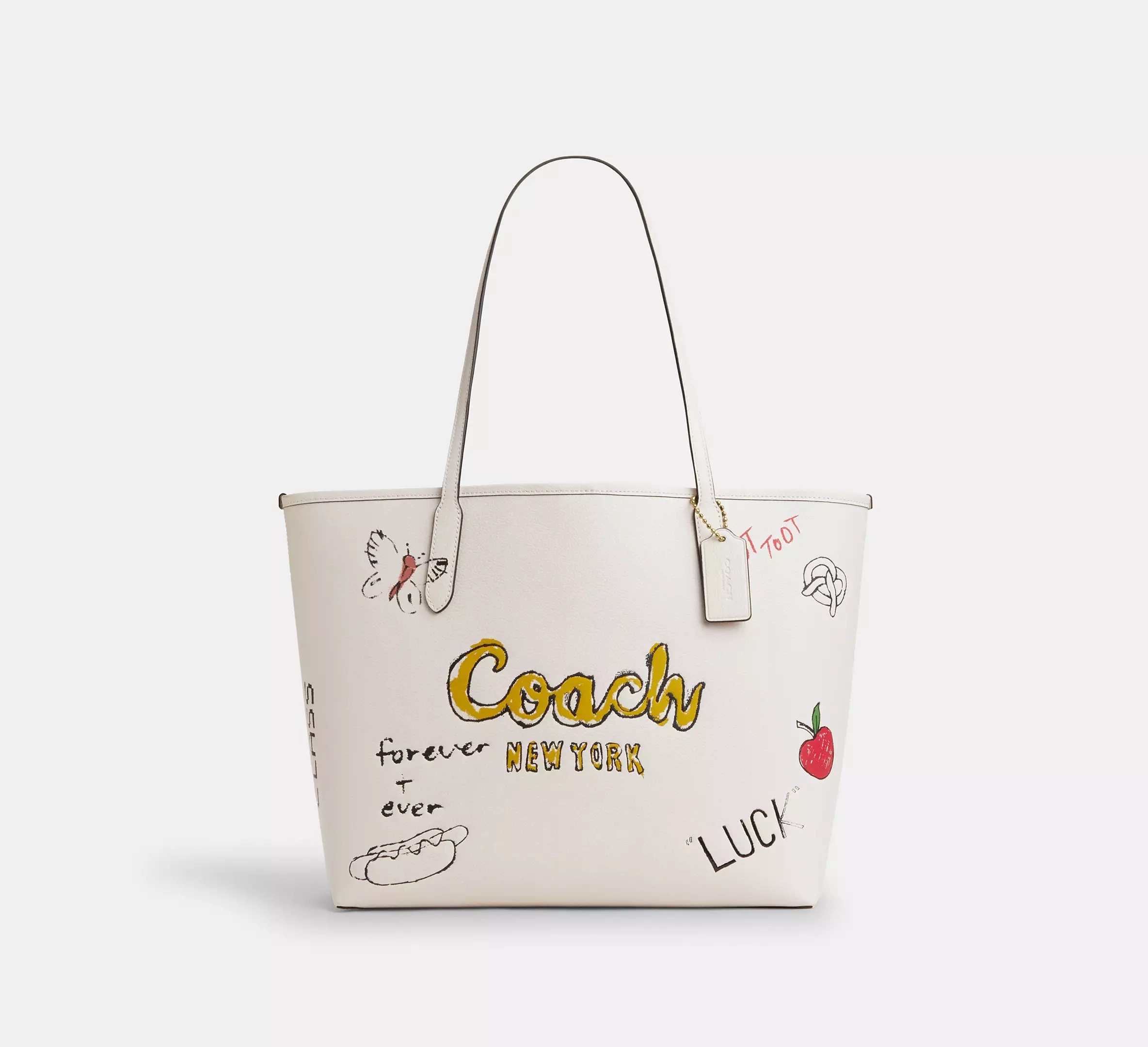 新作★【COACH】シティ トート バッグ スケッチ シグネチャー 新作☆【COACH】シティ トート バッグ スケッチ プリント