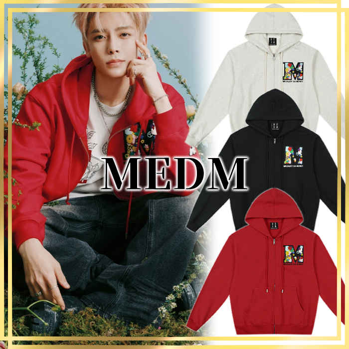 日本未入荷/88rising愛用☆MEDM☆ルーズ ジップ パーカー☆