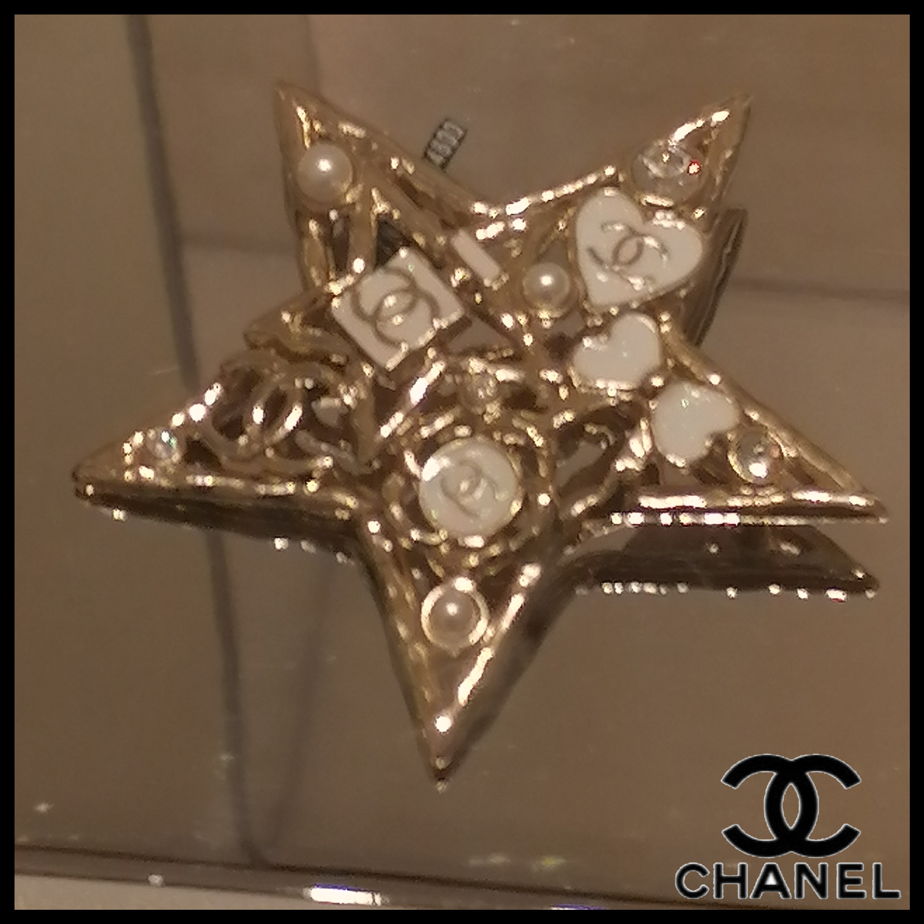 ◆CHANEL◆CHANEL ブローチ スター ゴールド