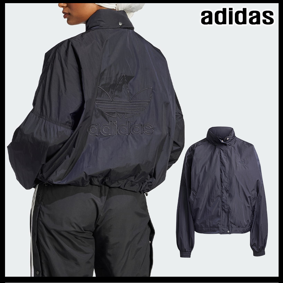 ★adidas★W ADICOLOR WOVEN NYLON TREFOIL WINDBREAKER★追跡可