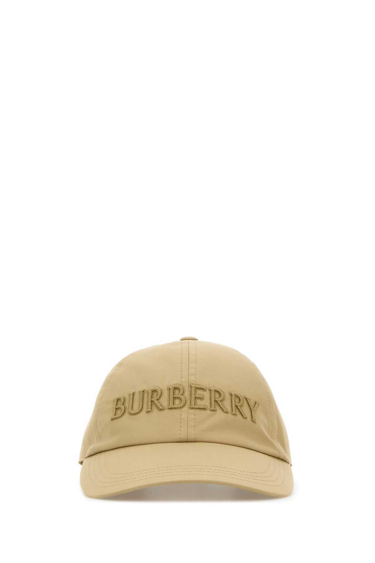 【送料&関税込】Burberry Beige Cotton Baseball Cap