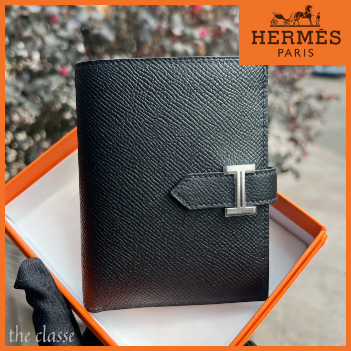 【シンプルな上質感♪】HERMES ベアン コンパクト ノワール