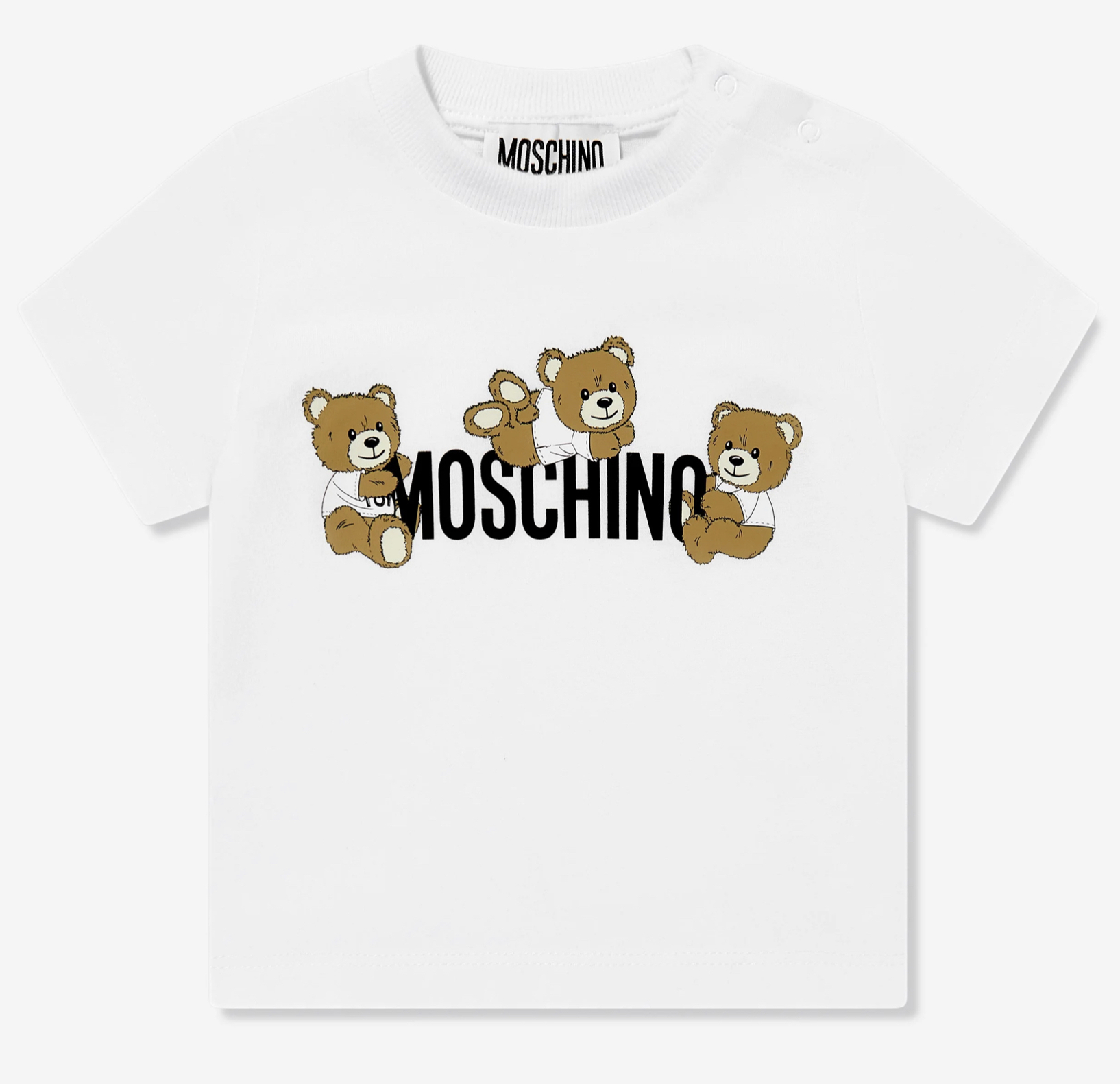 2025SS MOSCHINO Baby 3テディTシャツ WH (C-36m)