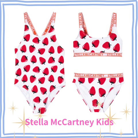 【STELLA McCARTNEY kids 】いちごプリント水着 スイムウェア