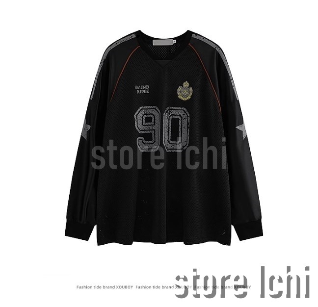 メンズ スウェット 大きめ メッシュ サッカーシャツ R01440