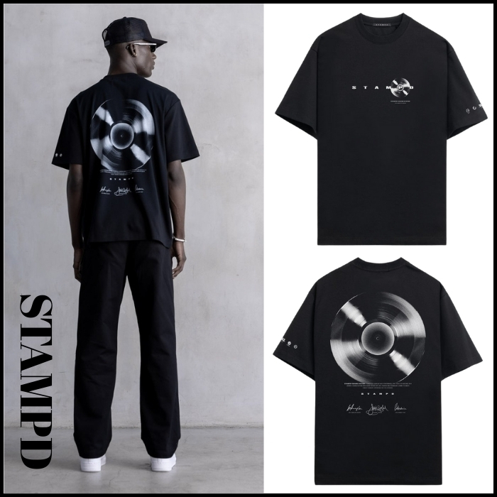 【STAMPD】★Tシャツ★ Sound System Vinyl Relaxed Tee