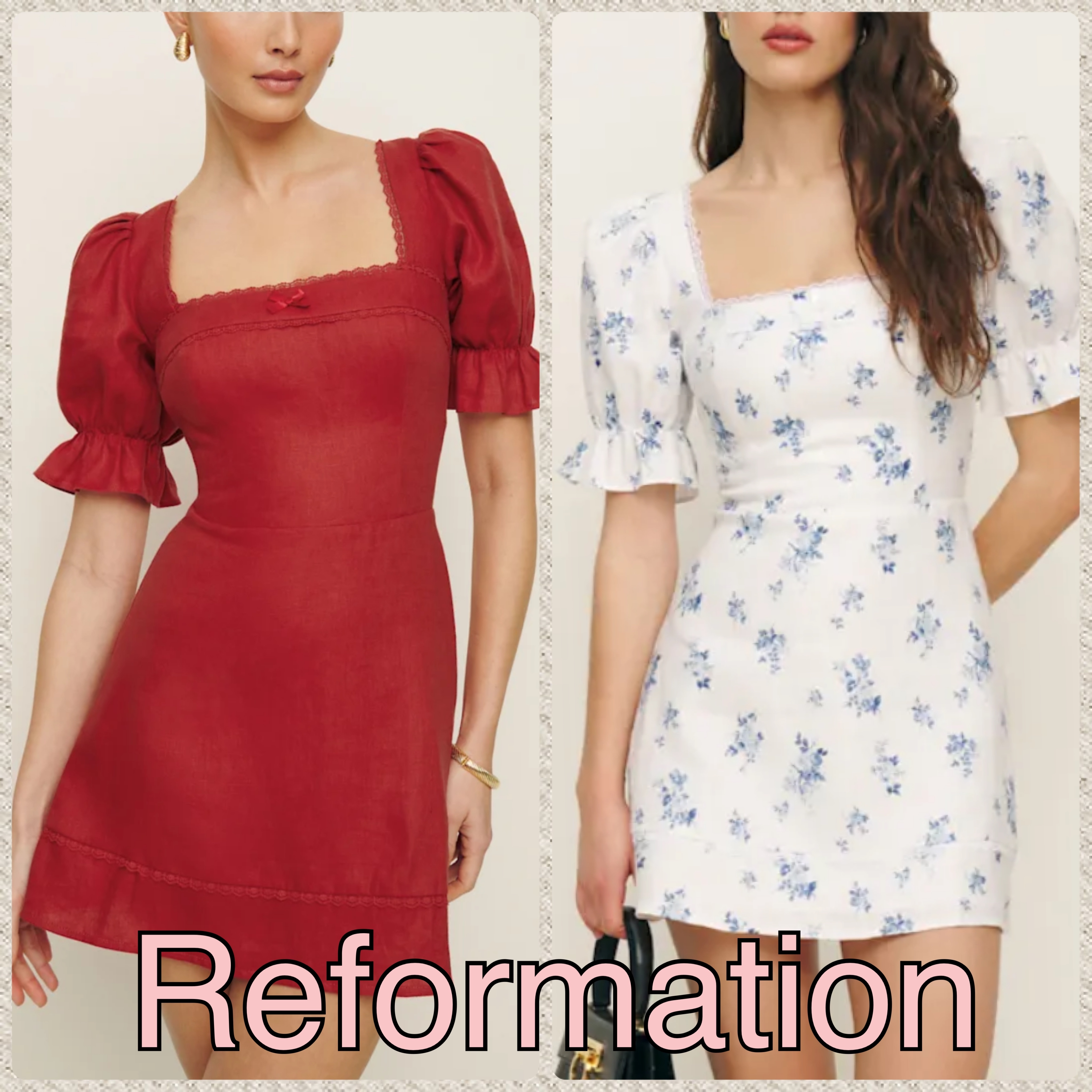 【Reformation】ミニ ワンピース