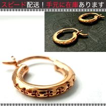 すぐ届く！国内発 クロムハーツ ピアス ゴールド フープ TFL