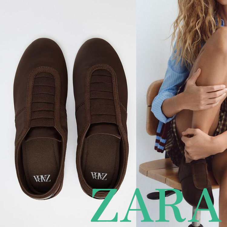 【ZARA】ストレッチ入りバレリーナシューズ 5200/510/700