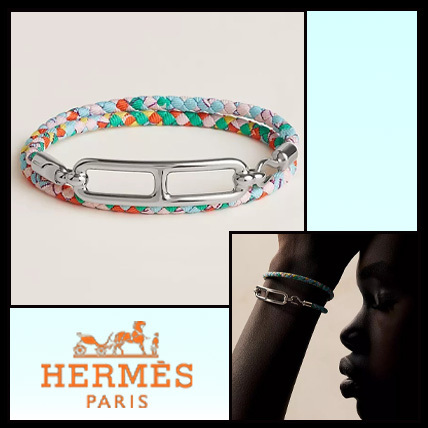 カラフル♪【 HERMES 】 シルクブレスレット