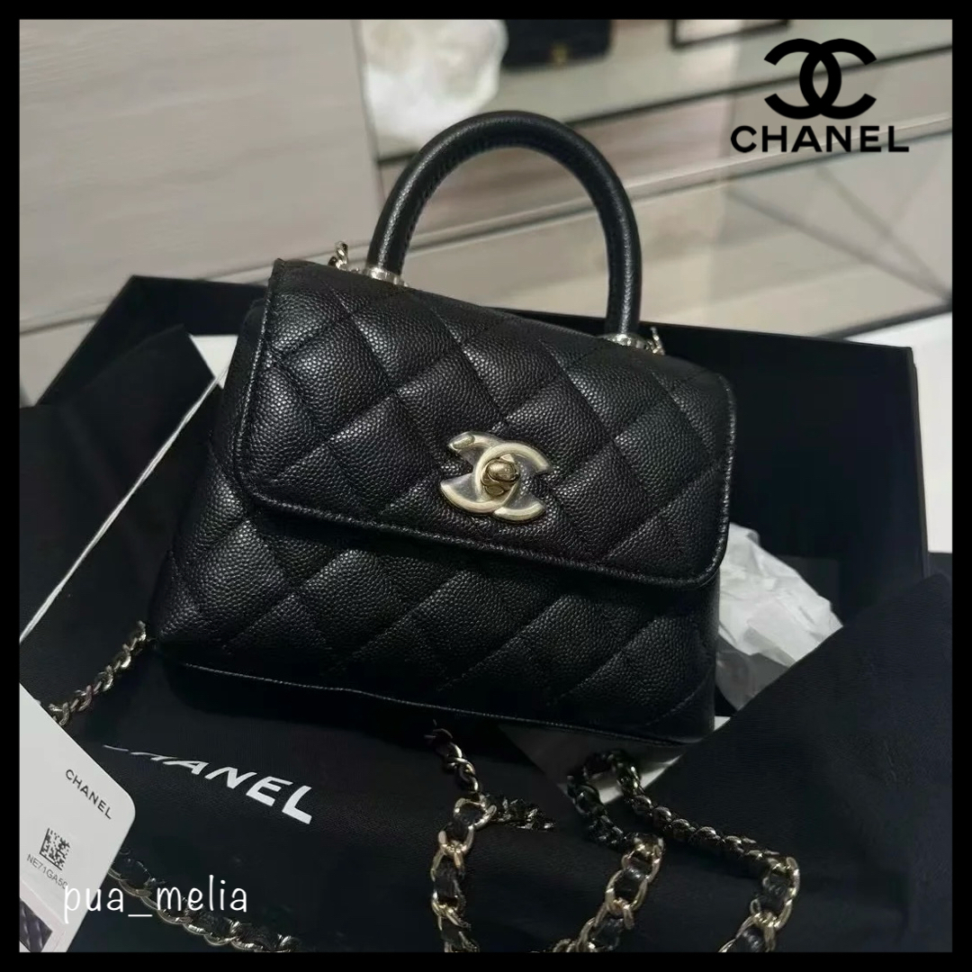 超希少♡【CHANEL】トップハンドル ココハンドル 14.5cm