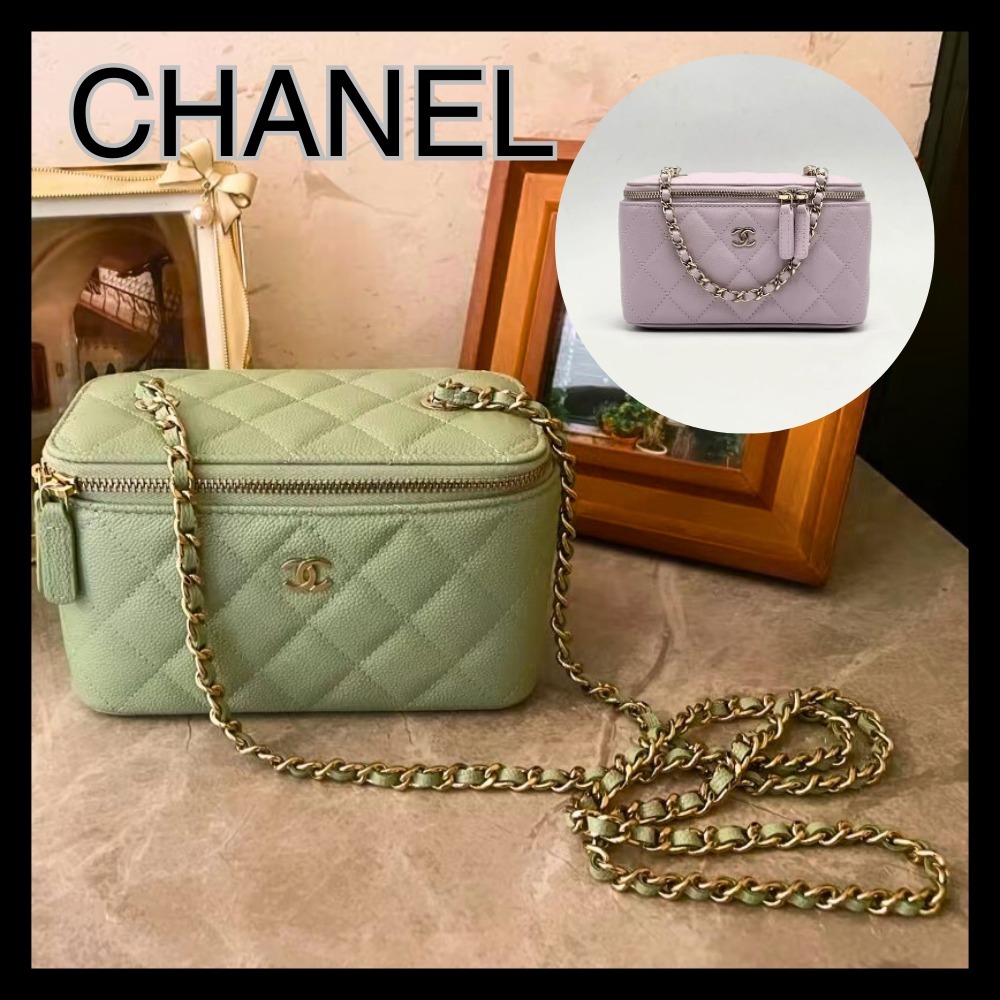 【パステルカラーが可愛い♪】CHANEL バニティバッグ 25ss
