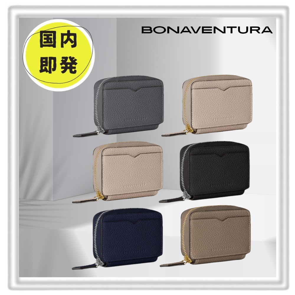 国内即発+BONAVENTURA ラウンドジップ キーケース レザー