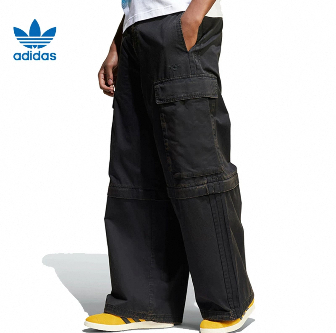 adidas originals Adilenium 2way デニムカーゴパンツ 在庫僅少