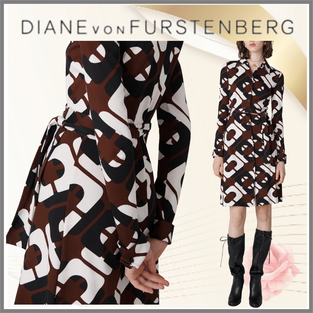【DIANE von FURSTENBERG】ダイアン シャツドレス