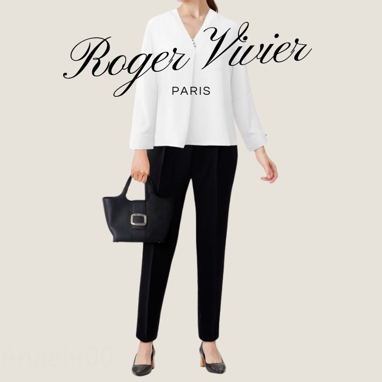 関税込 Roger Vivier ヴィヴ ショック レザー バッグ ミニ