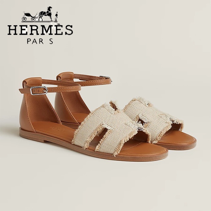 《Beige & Nature》HERMES サンダル サントリーニ