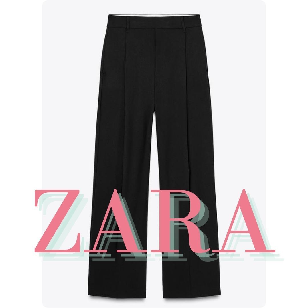 ZARA プリーツ パンツ 4391/404
