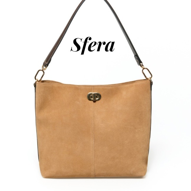 スペインSfera★大活躍 大人エレガンス レザー風お洒落バック