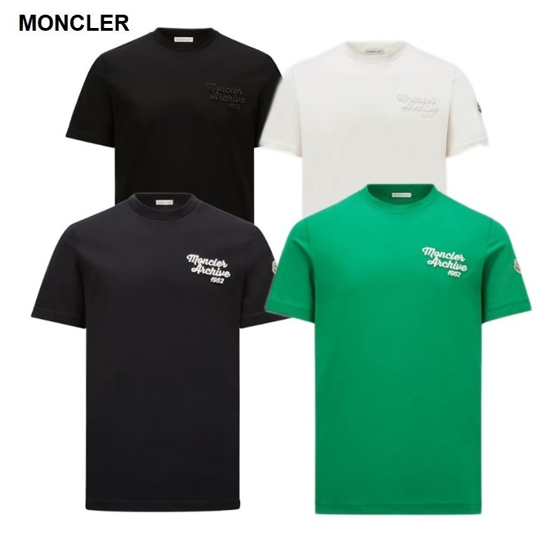 【MONCLER】モンクレール 刺繍ロゴコットン カラー豊富 Tシャツ