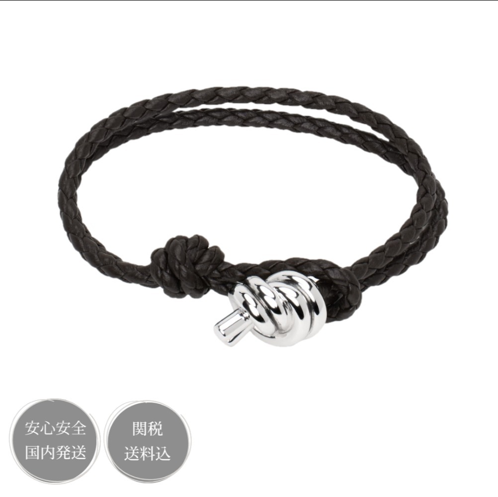 BOTTEGA VENETA ボッテガヴェネタ ノット レザー ブレスレット