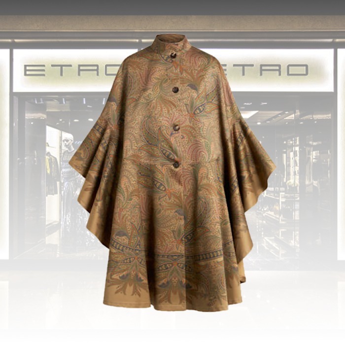 【★日本未入荷★】ETRO ☆ ペイズリー ケープ
