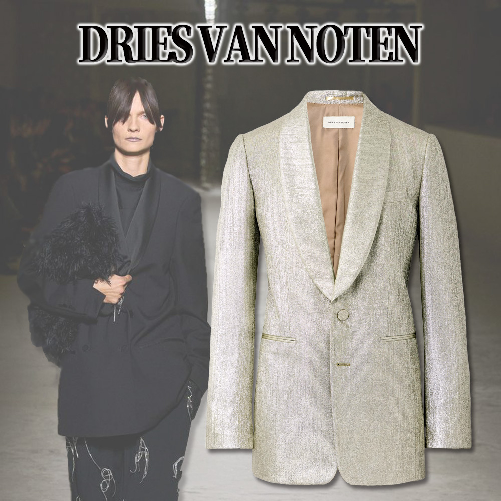 【更なる前進へ】DRIES VAN NOTEN ラメ スーツジャケット