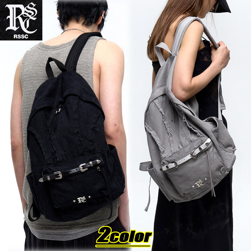 ●RSSC● RAW CUT DENIM BACKPACK (2色) unisex